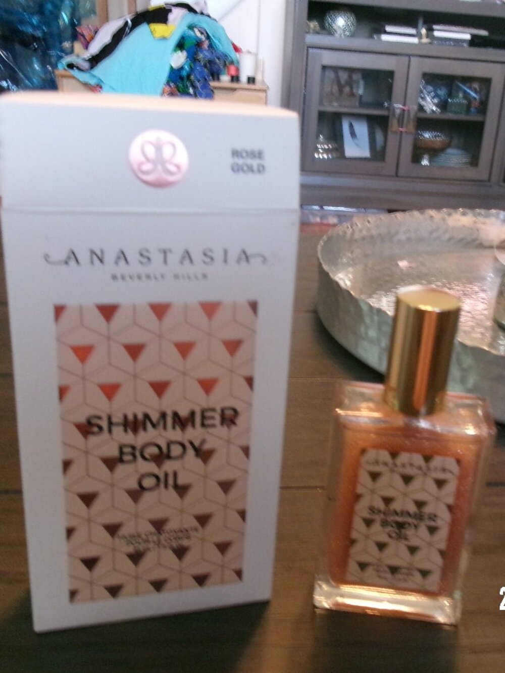 Anastasia Beverly Hills Shimmer Body Oil 1.5 oz / 45 mL # Rose Gold New in Box!